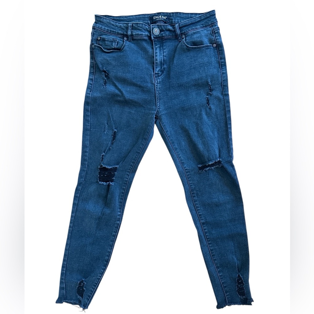 Faded black Distressed Jeans